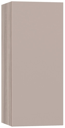 Роквуд Шкаф навесной 16.322.01, цвет корпус ДСП эмили блаш/фасады МДФ крем, ШхГхВ 38,4х36,6х90 см., универсальная сборка