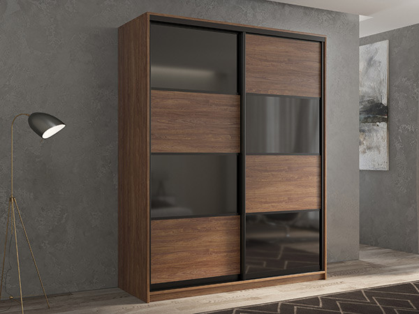 Шкаф-купе Кааппи 13 Морское Дерево Винтаж 120х60х230 см