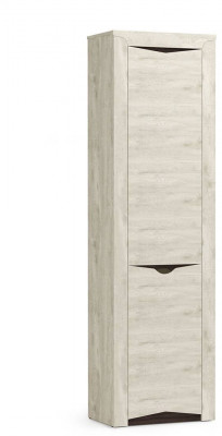 33.14 Лючия шкаф-пенал бетон/венге