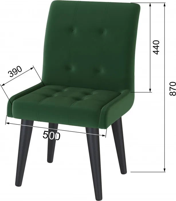 Стул Гира изумруд