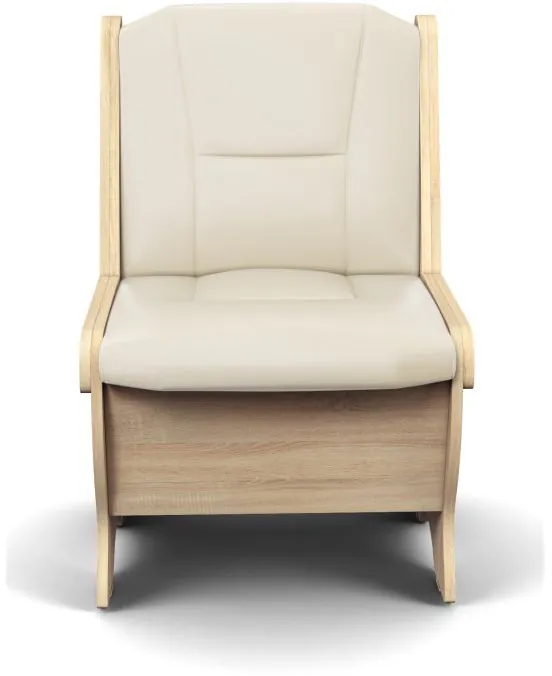 Скамья Лотос 550 дуб сонома/крем