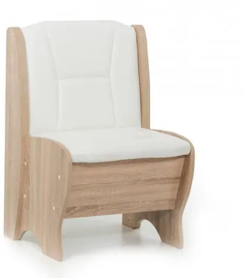 Скамья Лотос 550 дуб сонома/милк