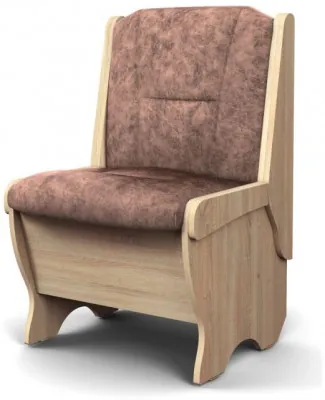 Скамья Лотос 550 дуб сонома/коньяк