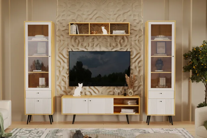 Гостиная "Вега Саксония" (комплект 5) МП