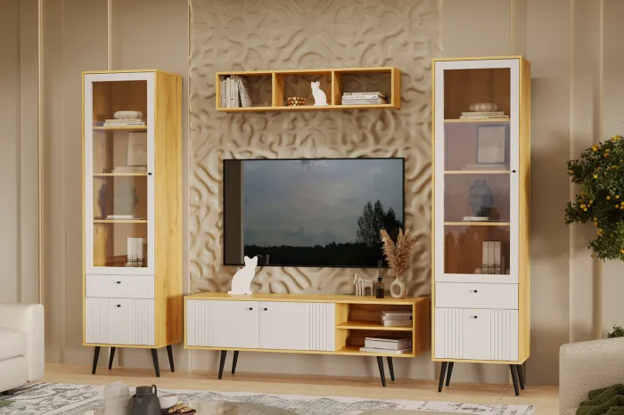 Гостиная "Вега Саксония" (комплект 5) МП