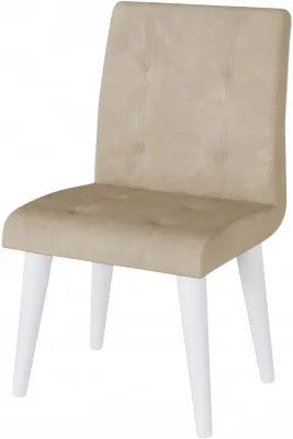 Стул Лилу бежевый (белый)