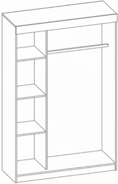 Модульная спальня , композиция 2 (Белый)