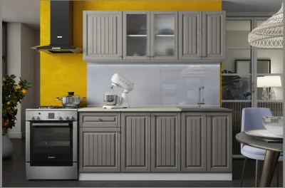 Кухня Хозяюшка МДФ 1800, Трюфель