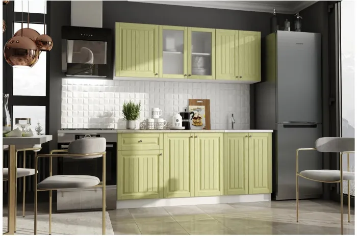 Кухня Хозяюшка МДФ 1800, Трюфель