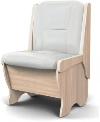 Скамья Лотос 550 ясень светлый/милк