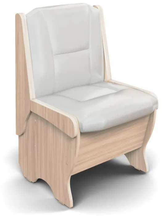 Скамья Лотос 550 ясень светлый/милк