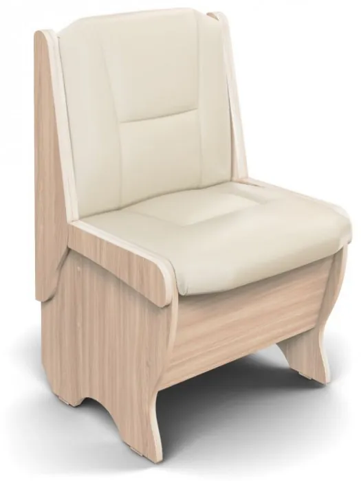 Скамья Лотос 550 ясень светлый/крем