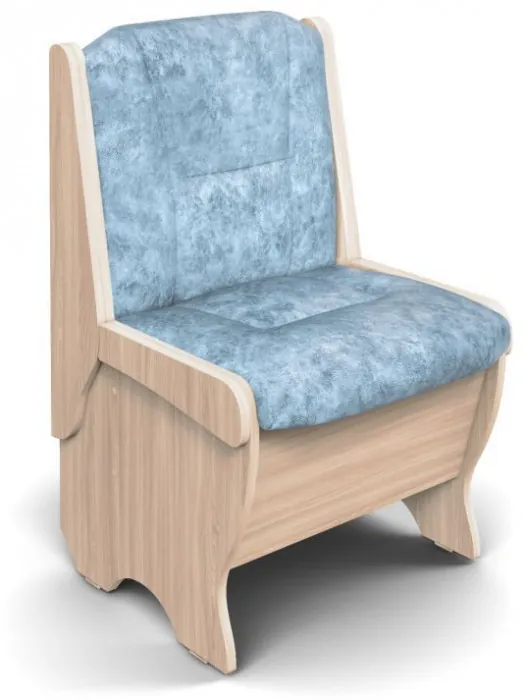 Скамья Лотос 550 ясень светлый/лагуна