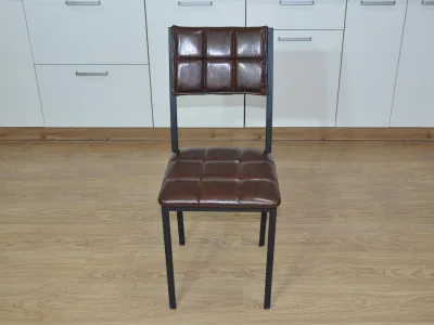 Стул Т / черный/коричневый