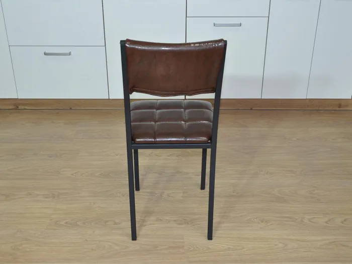 Стул Т / черный/коричневый