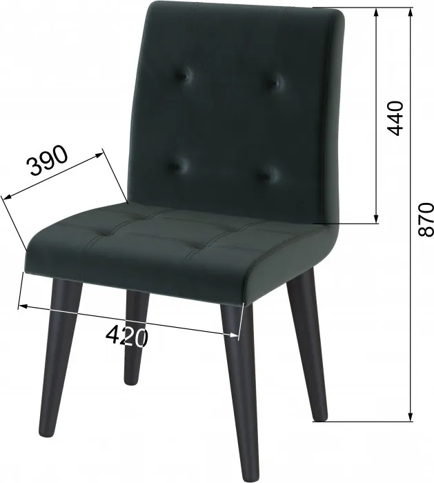 Стул Лилу черный