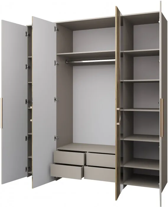 Набор мебели для спальни "Виола" - Персидский жемчуг/Дуб Флагстафф песочный