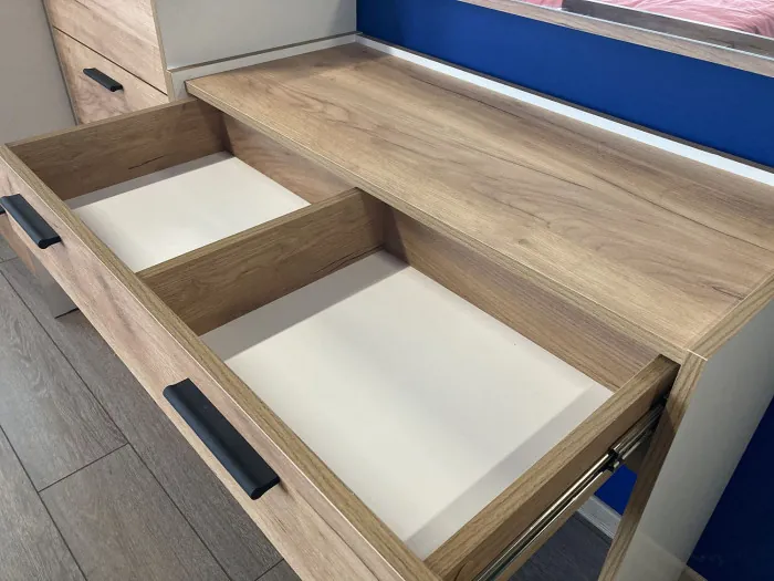 НМ 011.40 Стол туалетный Оттавия Белый/Дуб золотой