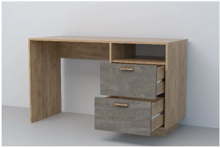 Эго Стол Ст-3 ПД (Камень Темный/Дуб Крафт Золотой)