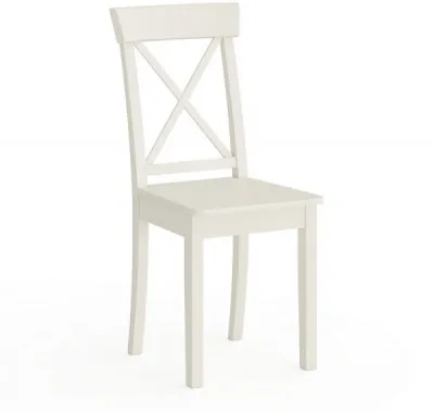 Стул Мебель--24 разборный Гольф-14, цвет слоновая кость, деревянное сиденье цвет слоновая кость, ШхГхВ 41х42х95 см., от пола до верха сиденья 47 см.