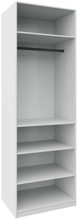 Гардеробная Квадро комплект (1000) 2, Белый