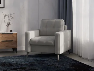 Кресло Лира, Светло-серый