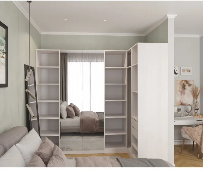 Гардеробная Рум. Комплект 3.2, белый