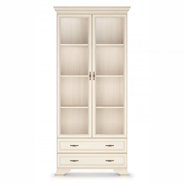 Шкаф (2 стеклодвери) Сиена