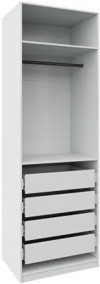 Гардеробная Квадро комплект (1000) 4, Белый