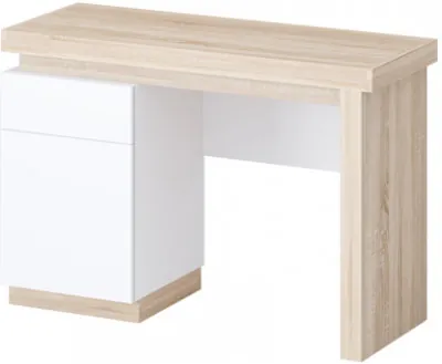 Астра Косметический стол, Белый глянец/Сонома