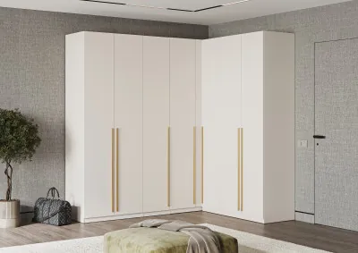 Гардеробная Ларго Вариант №3, Кашемир (с фасадами)