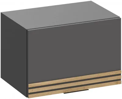 Антресоль Нао АН-4012, Графит/Графит, Дуб Вотан