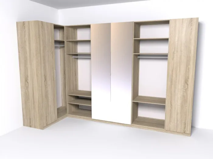 Гардеробная Рум. Комплект 5.2, дуб сонома