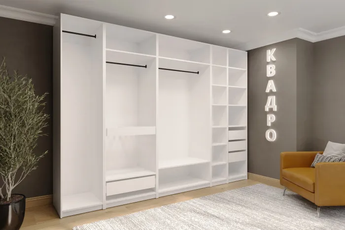 Гардеробная система Квадро. Комплект 15