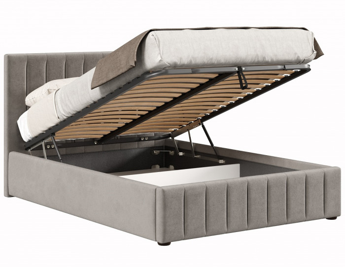 Кровать с подъёмным механизмом 1400 Верона, пепел