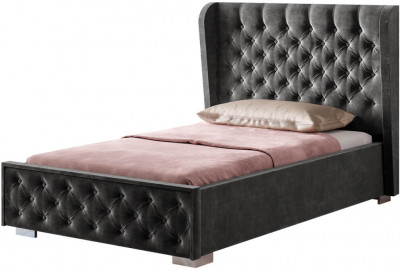 Кровать "Франческа" КР-06 1,2м под подъемный механизм графит темный