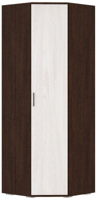 "Белла" шкаф угловой (750х2120х750) венге/ясень белый