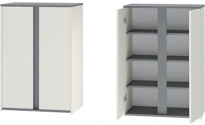 Иннэс 12 Тумба 2 (Графит / Миндаль)