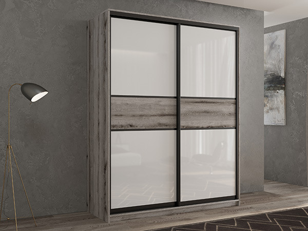 Шкаф-купе Кааппи 11 Эвок Окаменелый 150х60х230 см