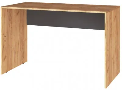 Квартет-13 Стол письменный 1200 дуб крафт золотой/графит серый