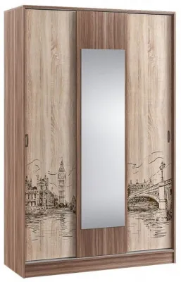Орион Шкаф-купе ясень шимо/дуб сонома