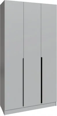 Шкаф Мадрид (1,2) с 3 ящ. внутри без зеркала, Камень серый