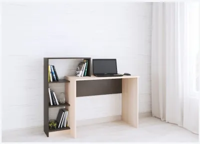 Компьютерный стол Квартет-2 венге/дуб молочный