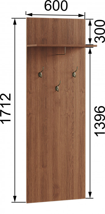 Ливорно Вешалка ЛВ-30 орех донской