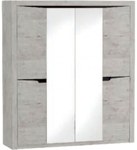 Соренто спальня Шкаф 4-х дверный