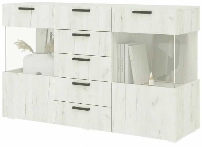 Алтея Комод дуб крафт белый