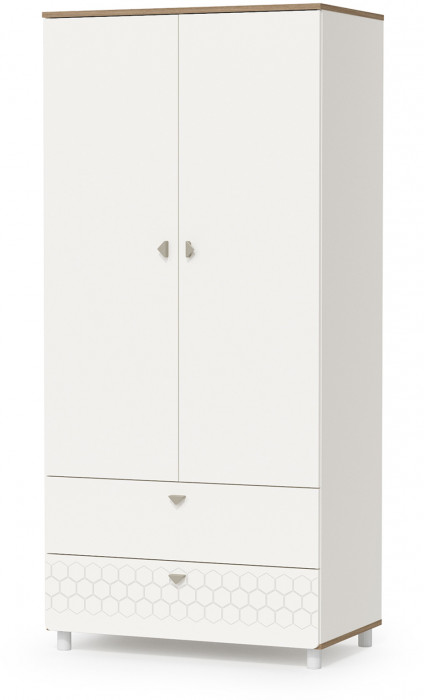 Эйп Детская № 5, цвет белый/дуб белый, сп. м. 800х1600 мм., б/м, основание есть, максимальная нагрузка 80 кг., рекомендуемая высота матраса 120 мм.