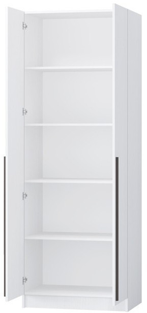 Шкаф Бастион ЛДСП 0,8 (Крафт золотой / Белый древесный)