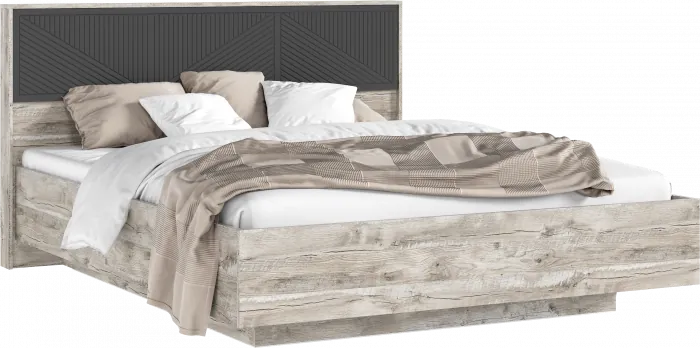 Сильвия Спальня, Браш Графит/Дуб Юкон