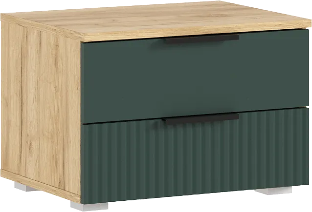 Модульная спальня Марвэл, Дуб крафт/Браш мени грин